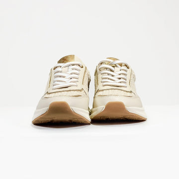 Sneakers Oro e Bianco