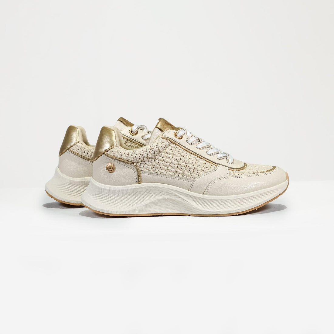 Sneakers Oro e Bianco